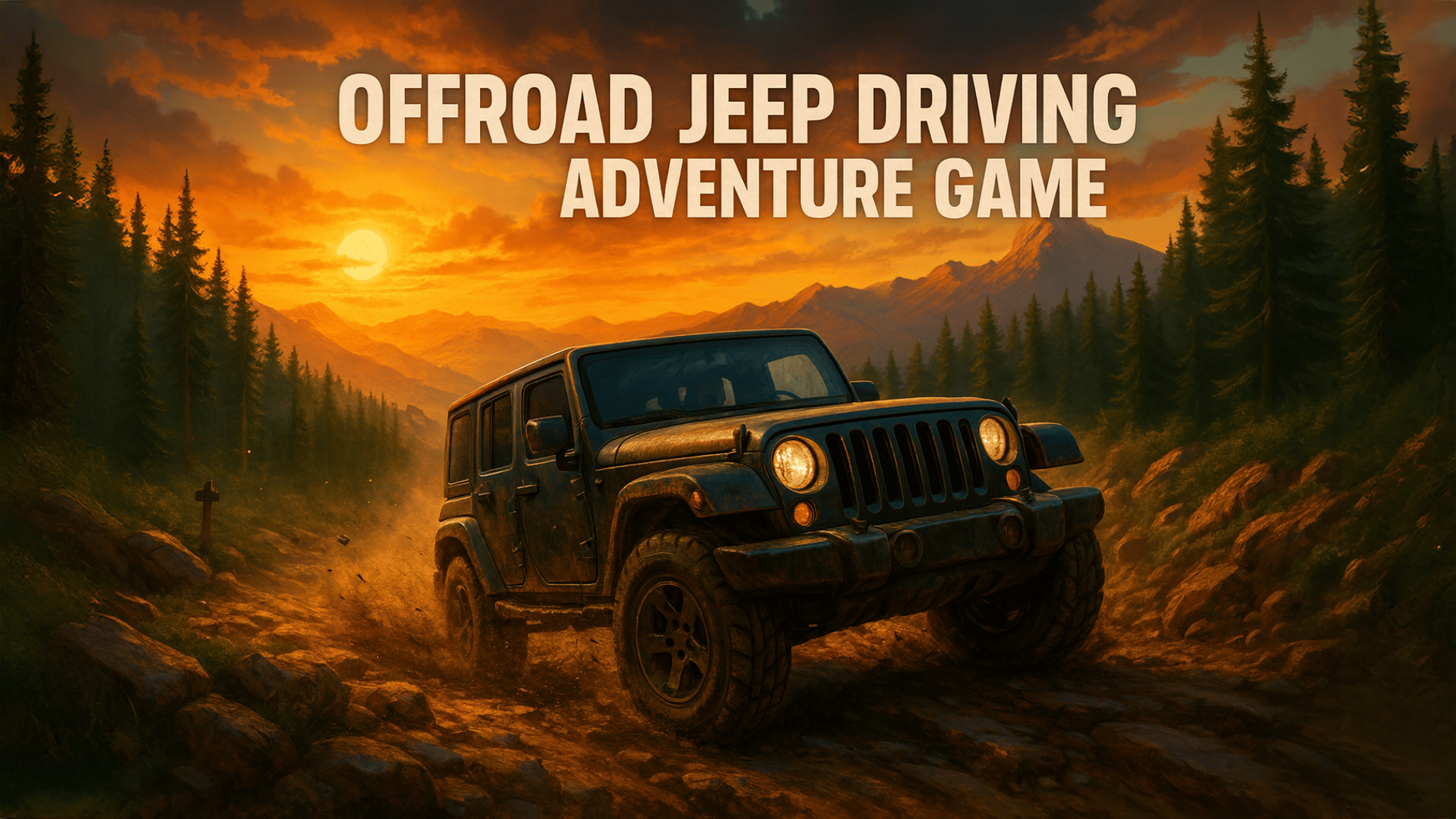 Offroad Jeep Driving Adventure Game Logo