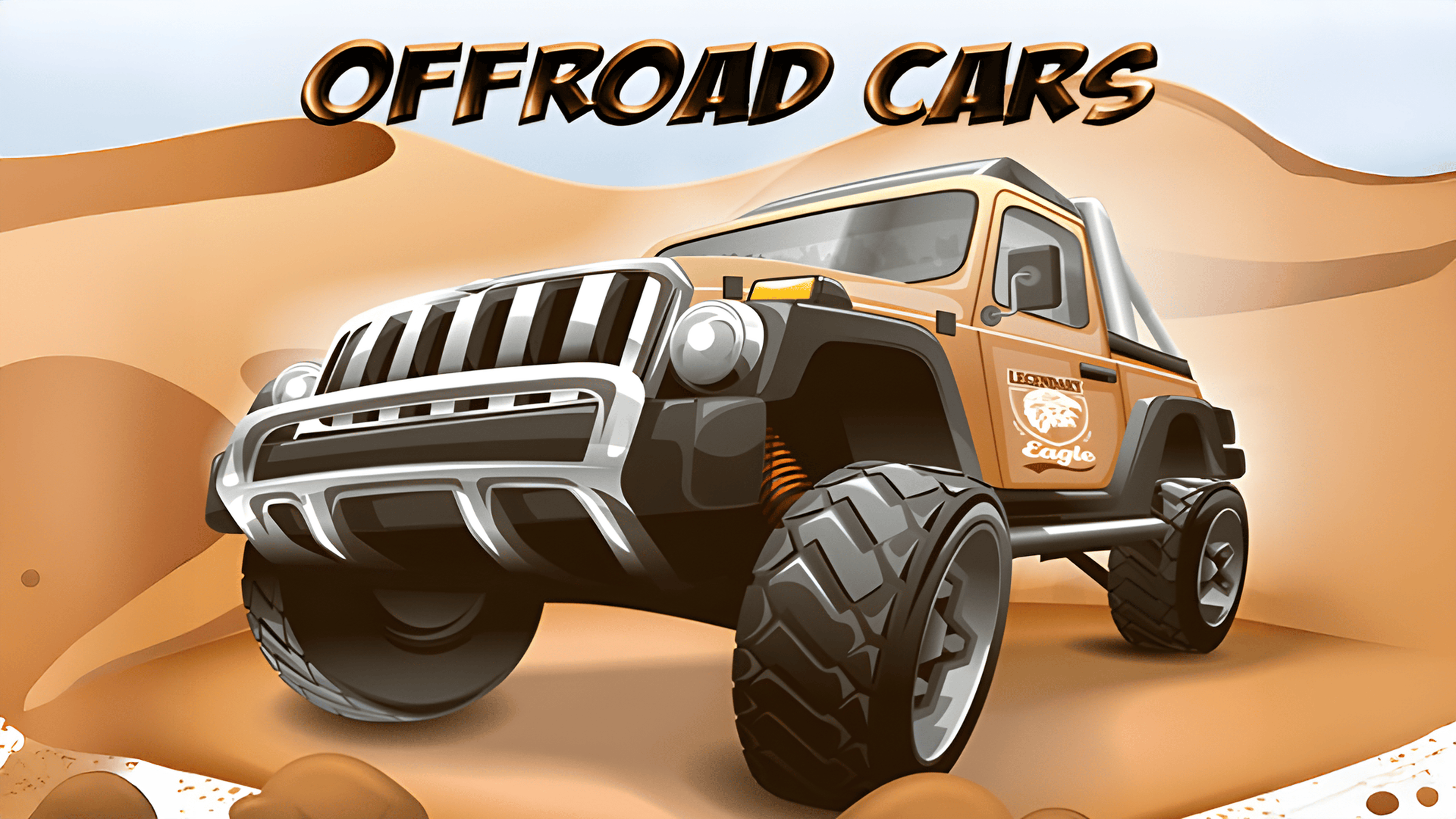 Offroad Cars Jigsaw Logo