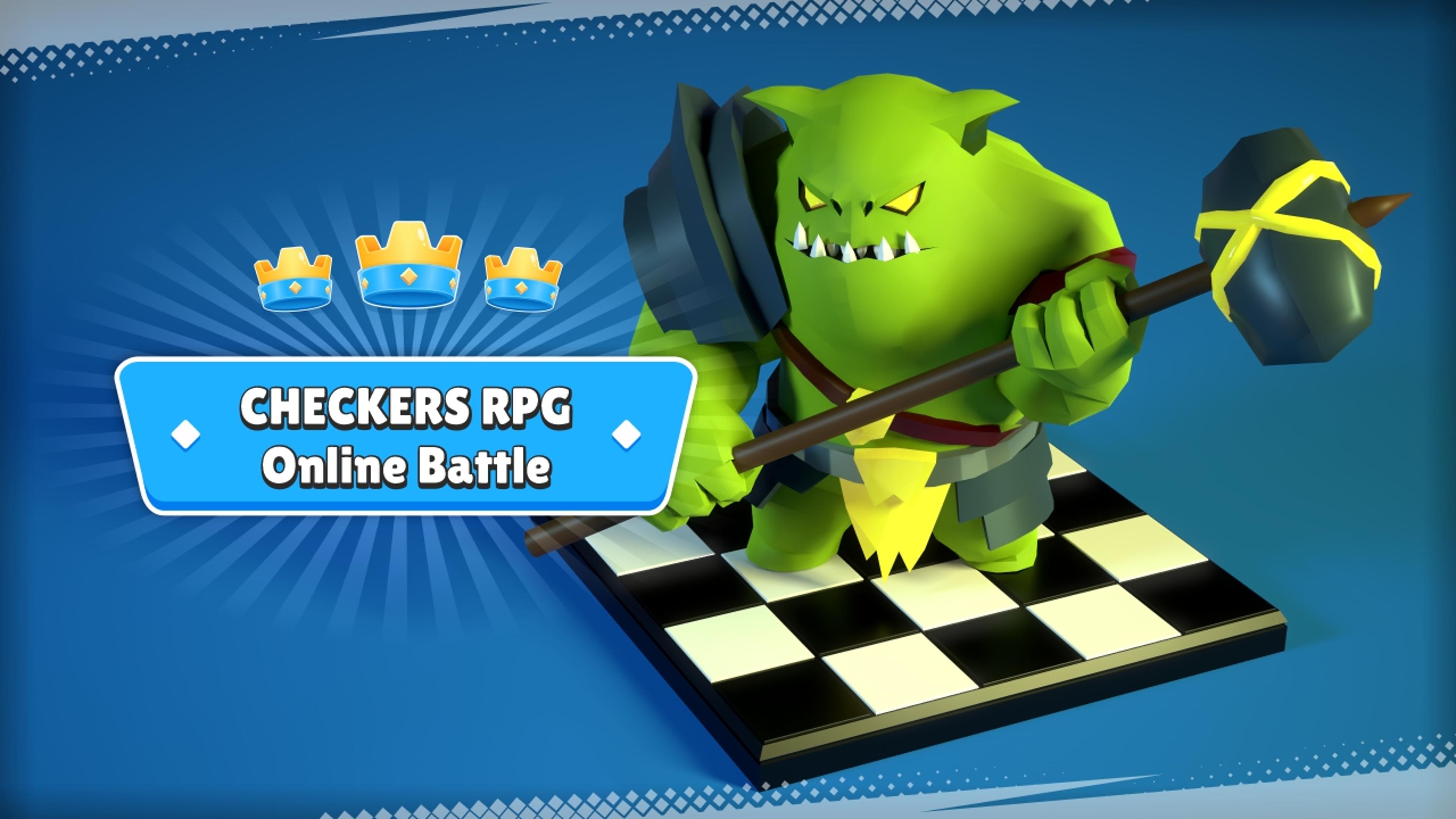 Checkers RPG: Online PvP Battle Logo