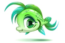 Cute Fish Memory Challenge Logo