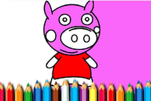 BTS Pig Coloring Book Logo