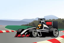 Super Race Cars Coloring Logo