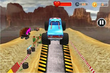 Monster Truck Tricky Stunt Race Game Logo