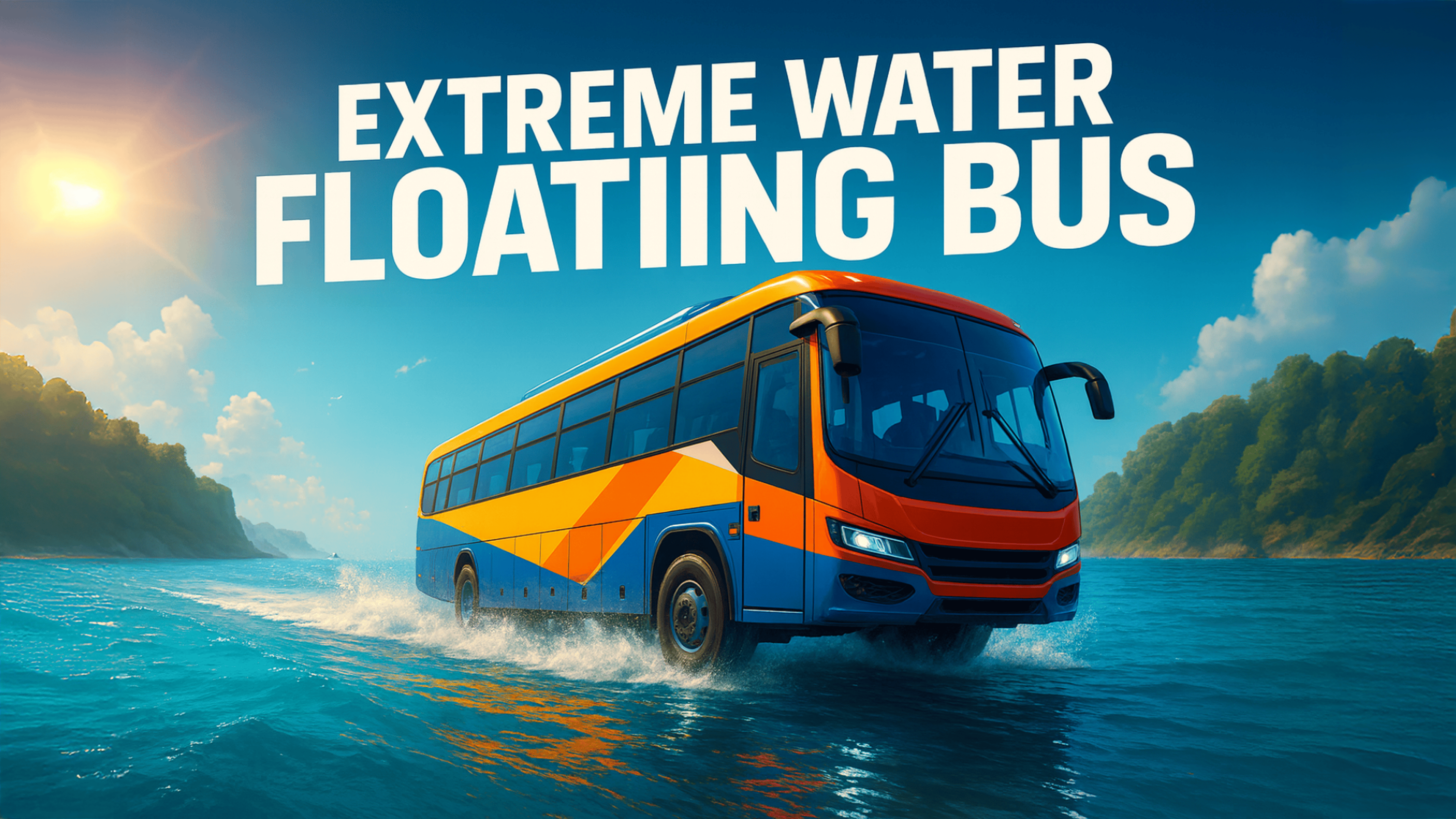 Extreme Water Floating Bus Logo