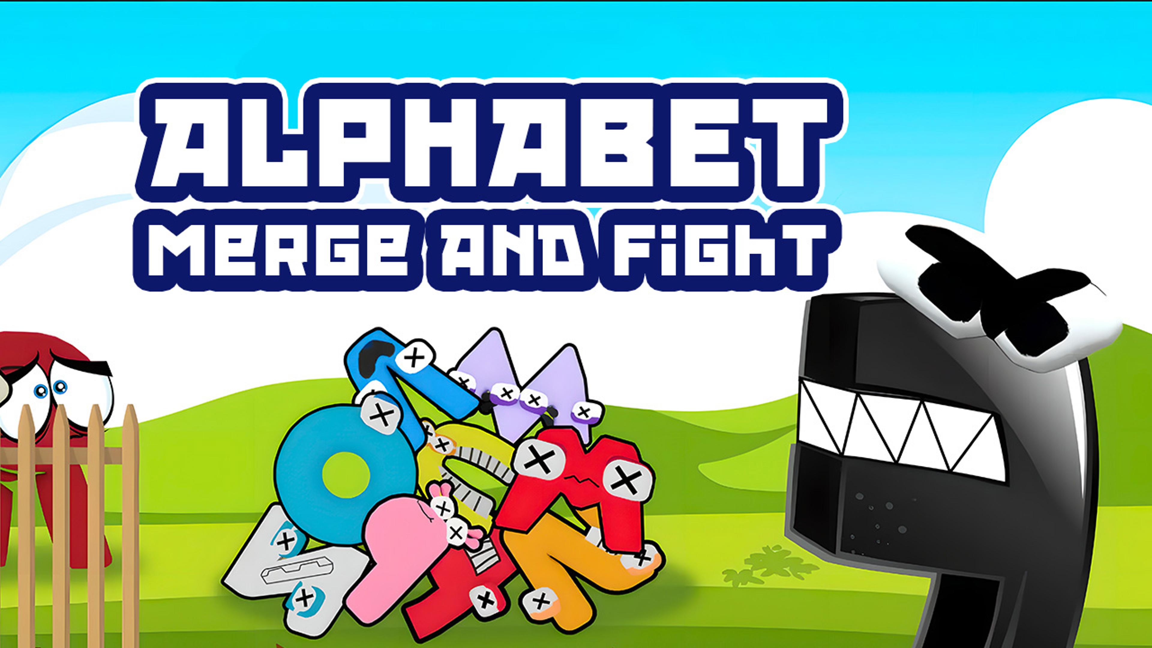 Alphabet Merge and Fight Logo