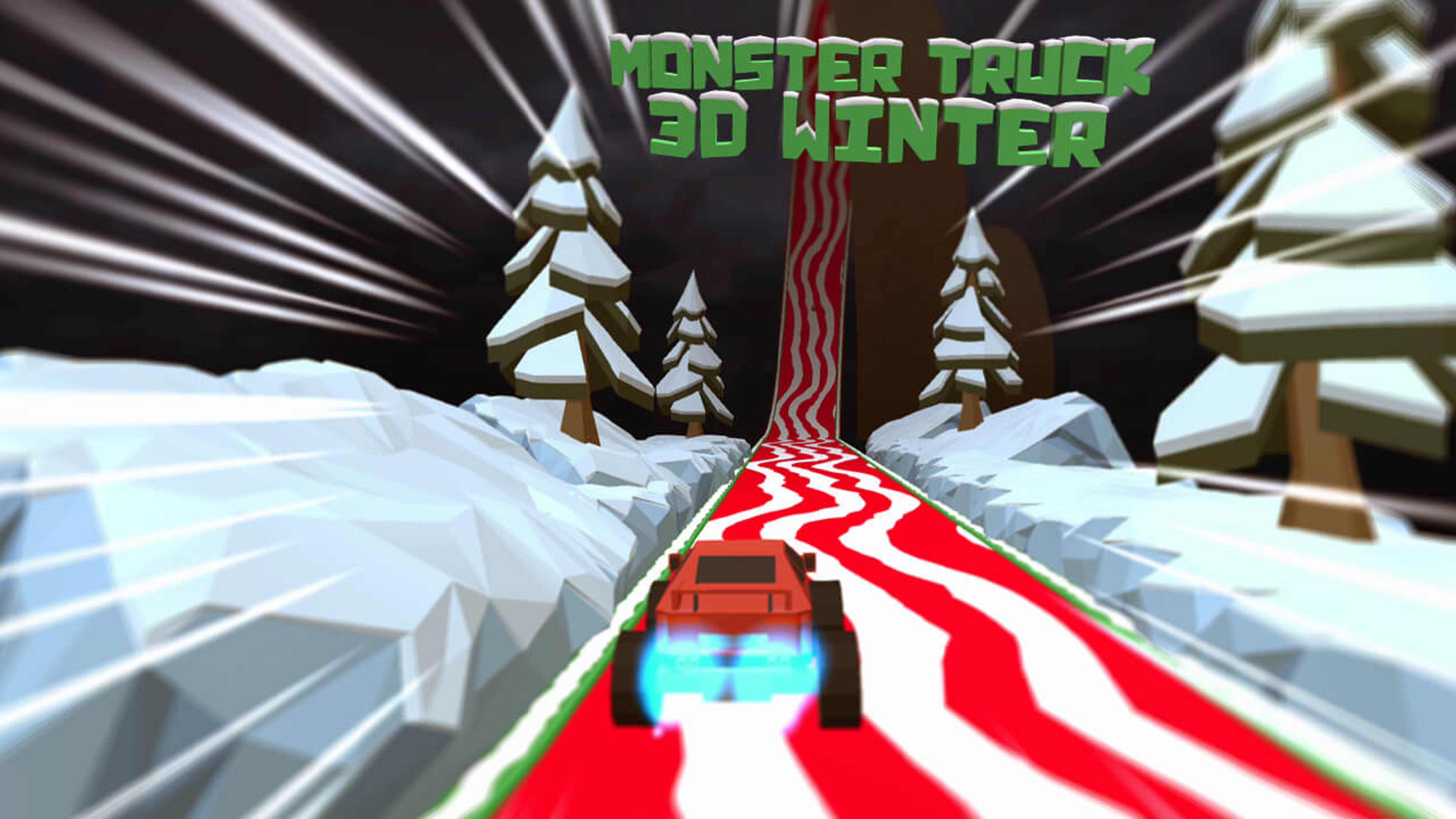 Monster Truck 3D Winter Logo