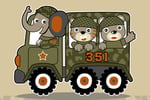 Army Weapon Vehicles Match 3 Logo