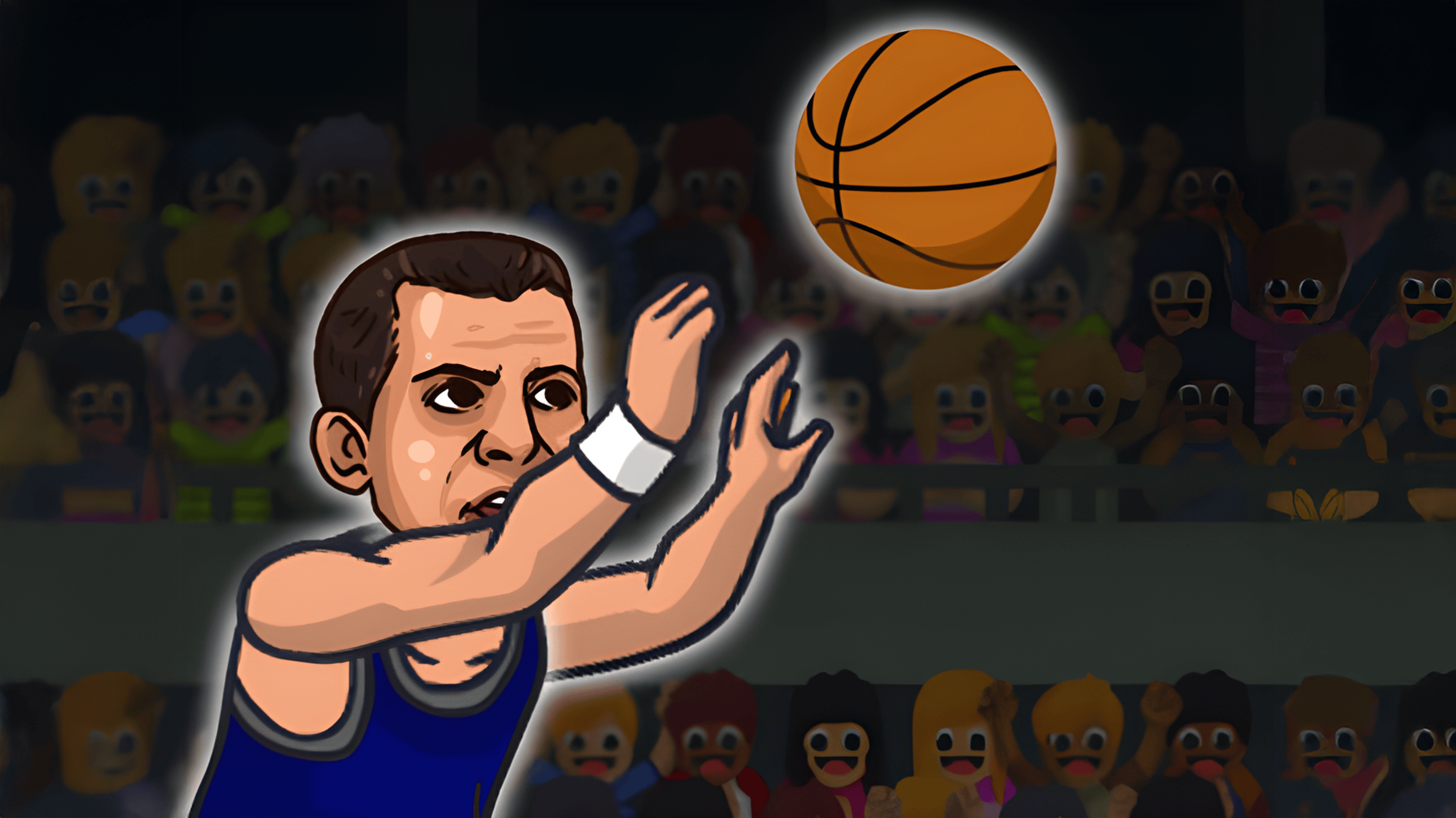 Basketball Swooshes Logo