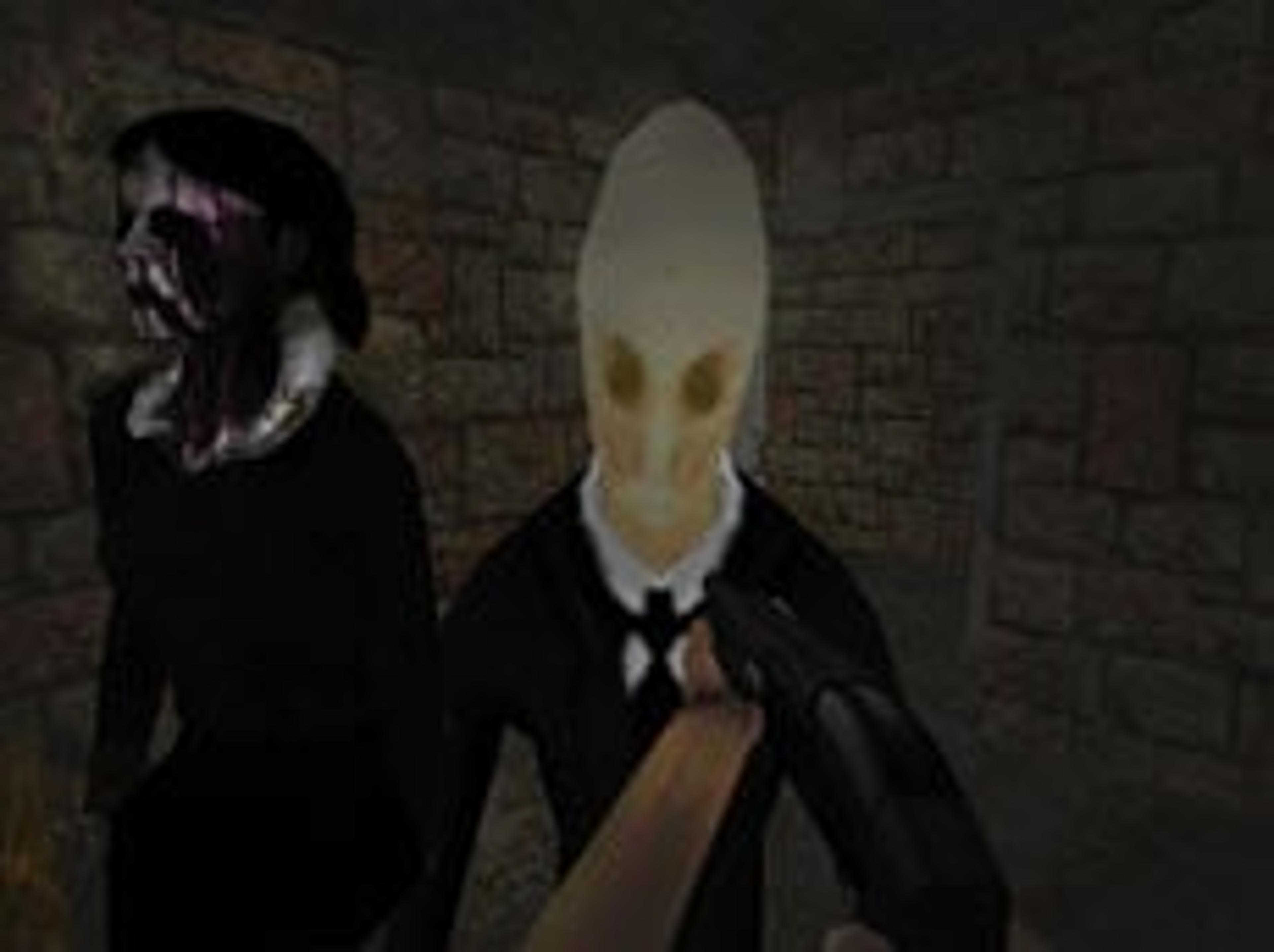 While We Sleep: Slendrina Is Here Logo