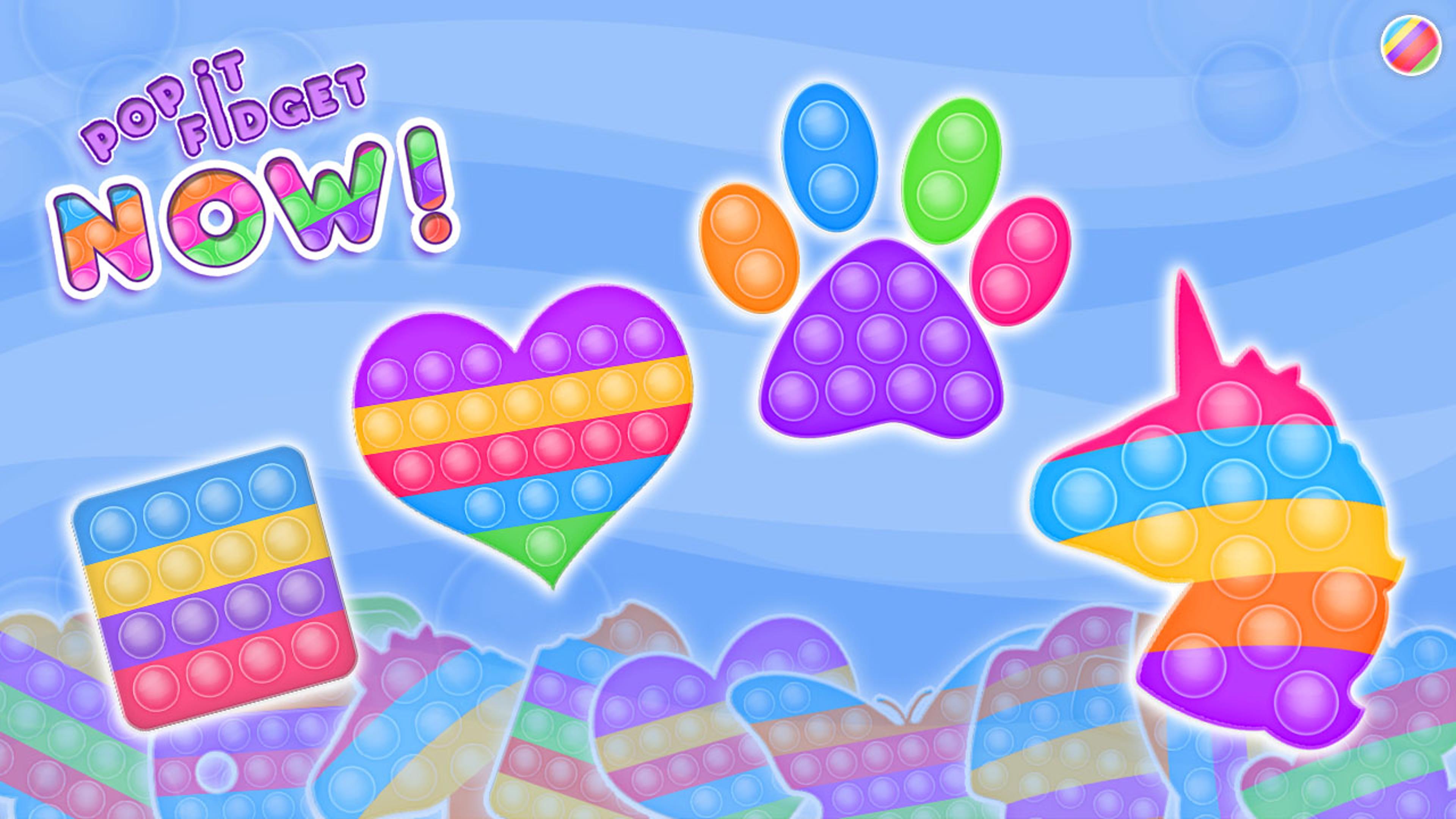 Pop It Fidget NOW Logo