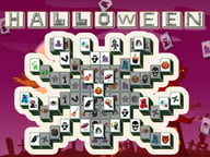 Halloween Mahjong Deluxe Logo