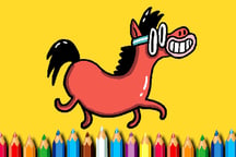 BTS Pony Coloring Book Logo