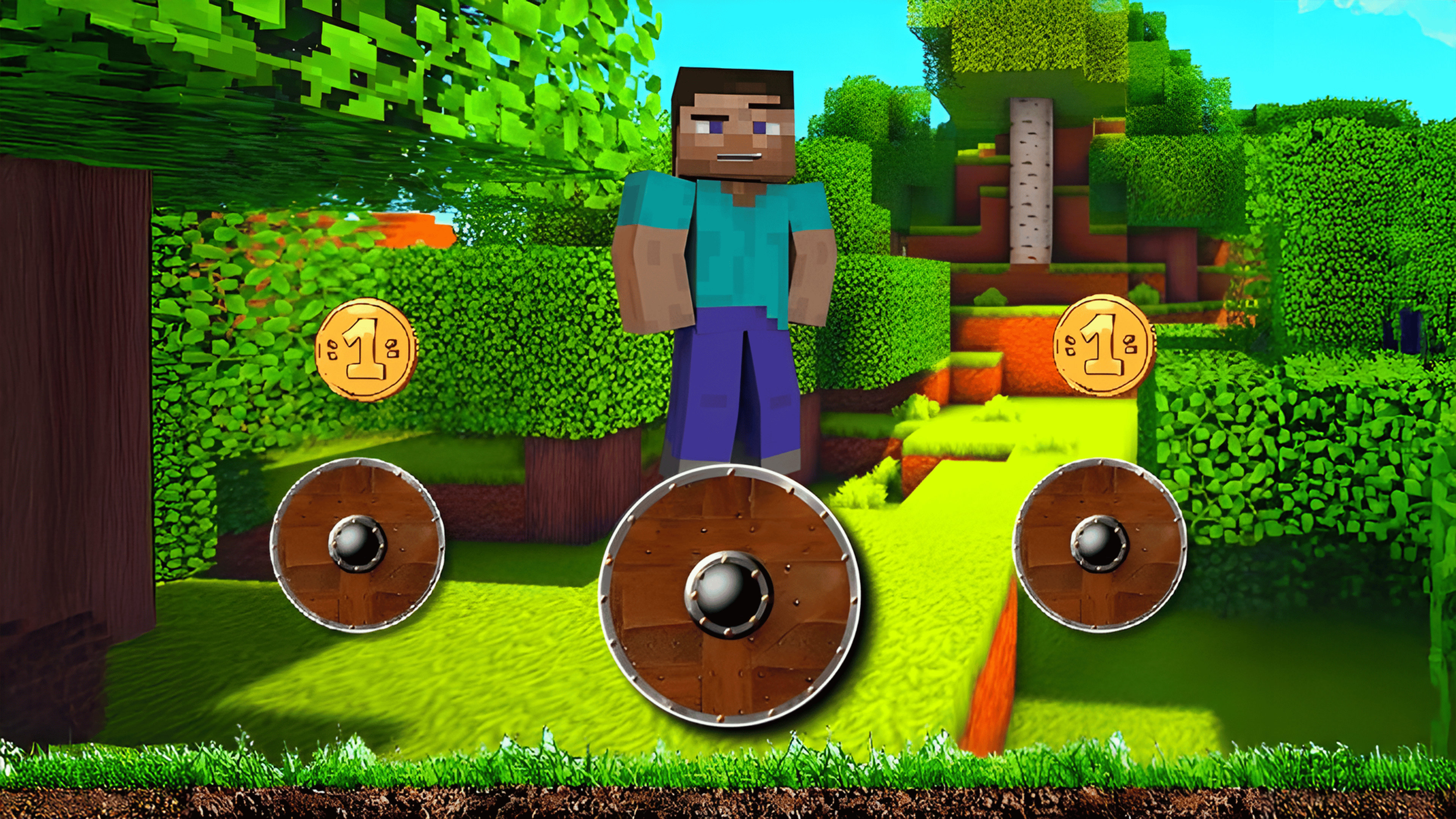 Mineblock Rotate and Fly Adventure Logo