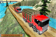 Truck Hill Drive Cargo Simulator Game Logo