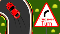 Dangerous Turn  Logo