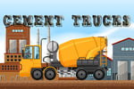 Cement Trucks Hidden Objects Logo