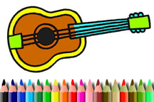 BTS Music Instrument Coloring Book Logo