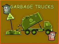 Garbage Trucks Hidden Trash Can Logo