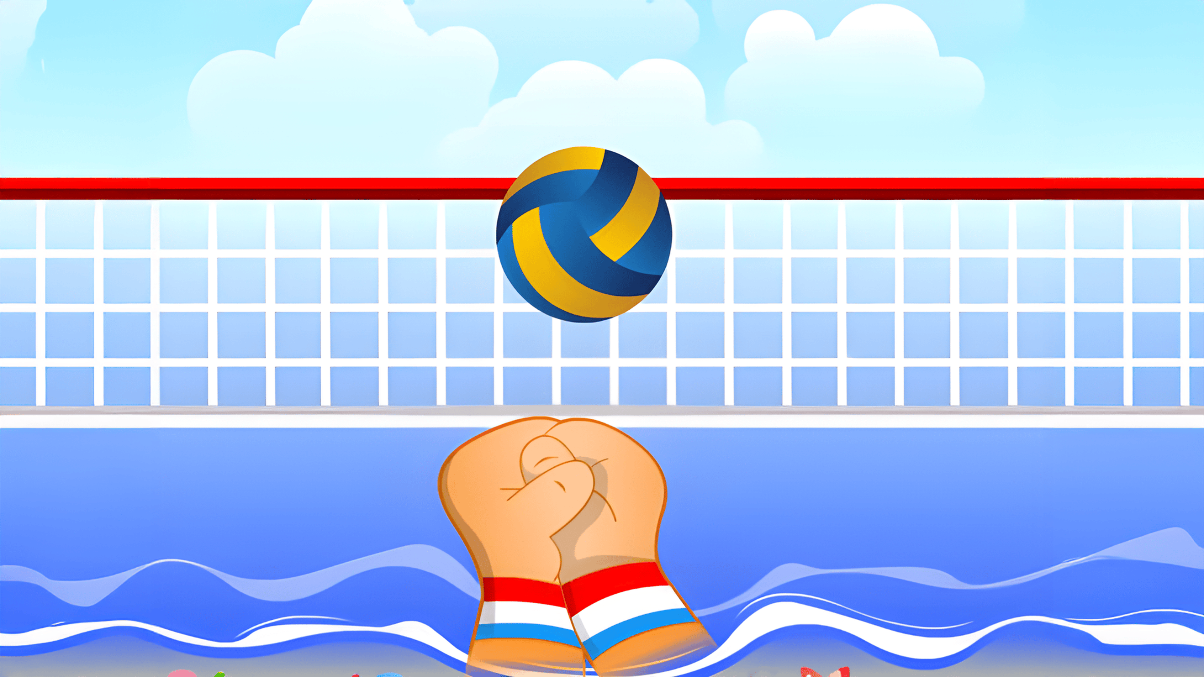 Volley ball Logo
