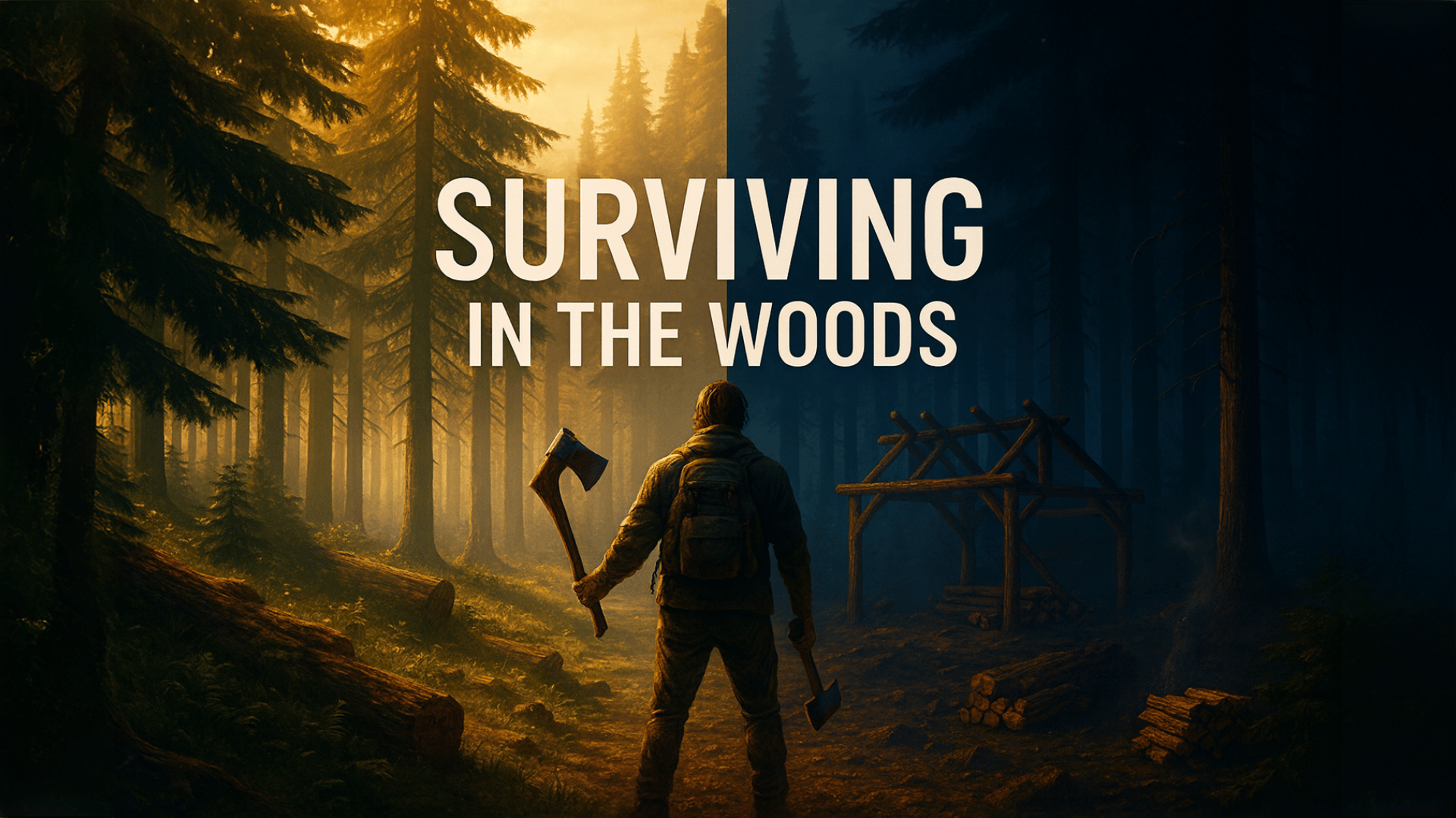 Surviving in the Woods Logo