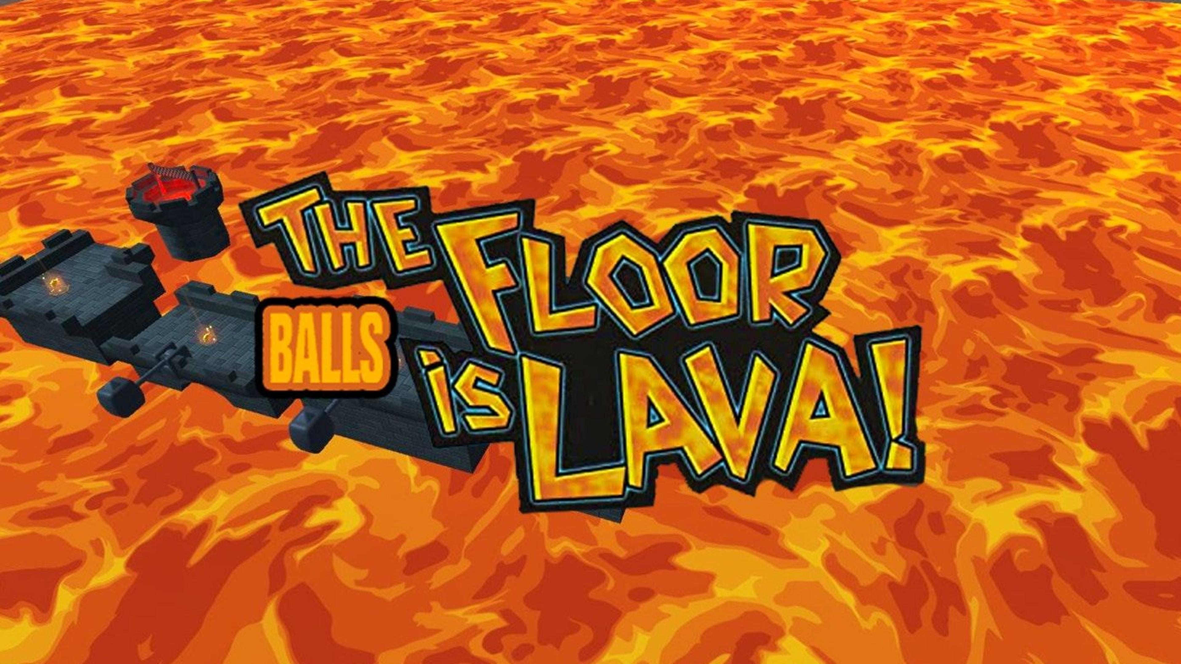 The Floor is Lava! Balls Logo