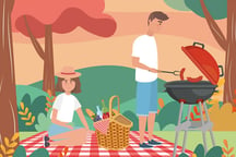 Barbecue Picnic Hidden Objects Logo