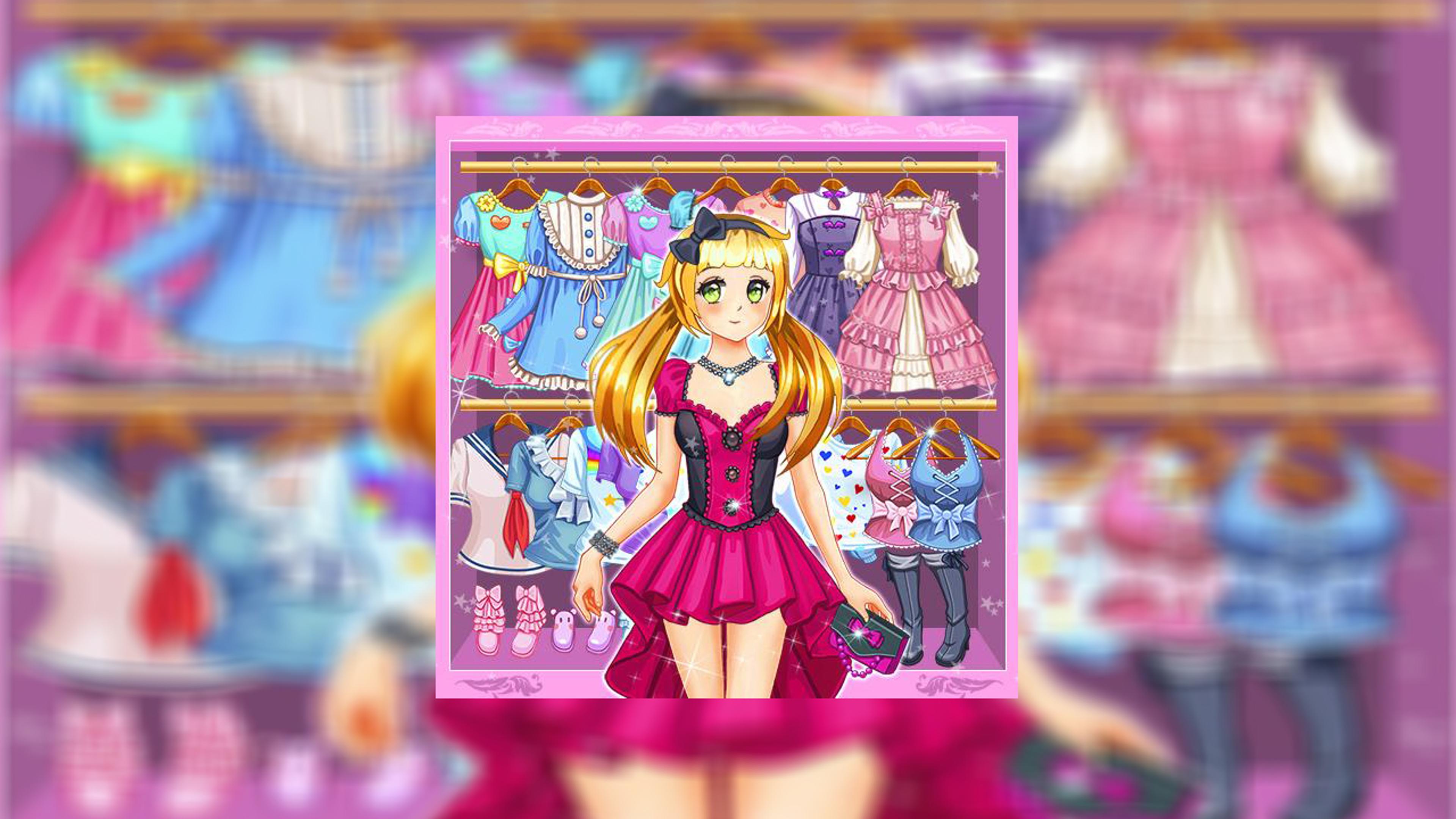 Anime Kawaii Dress Up Logo
