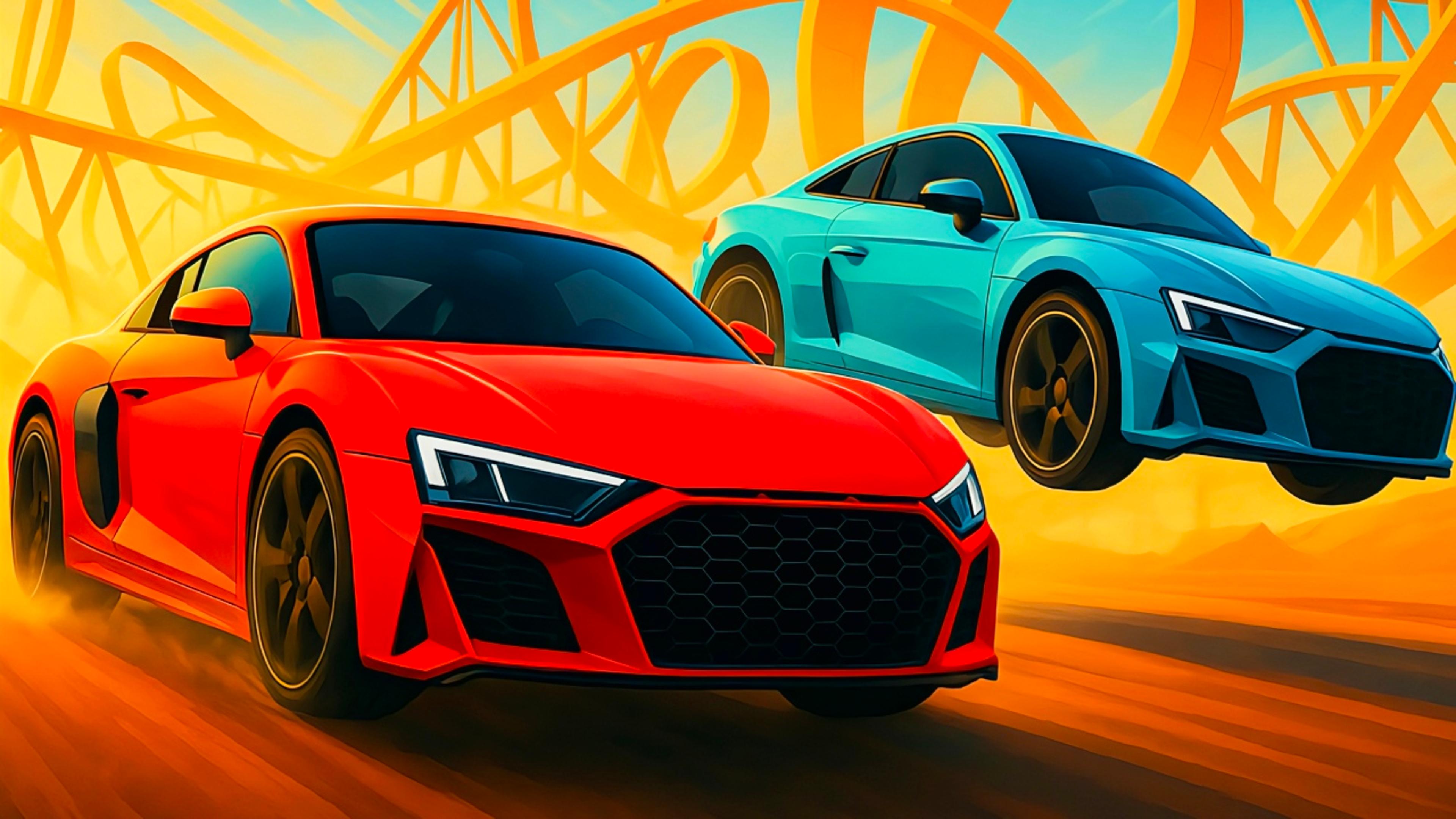 Two Stunt Racers Logo