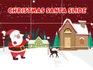 Christmas Santa Slide Logo