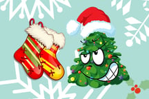 Fun Christmas Coloring Logo