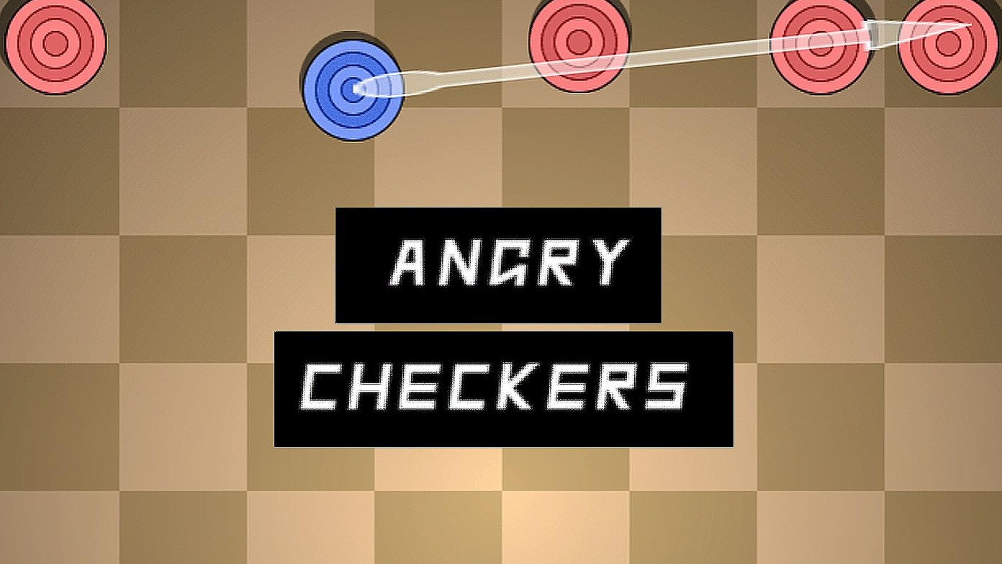 Angry Checkers Logo