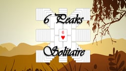 6 Peaks Solitaire Logo