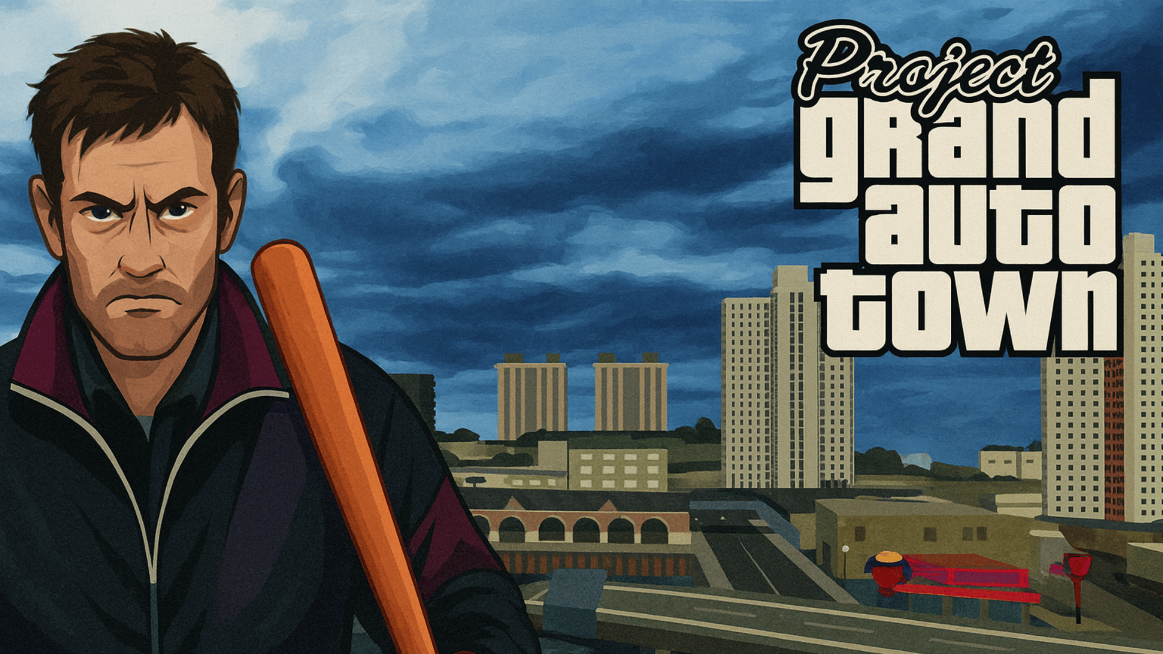 Project Grand Auto Town Logo