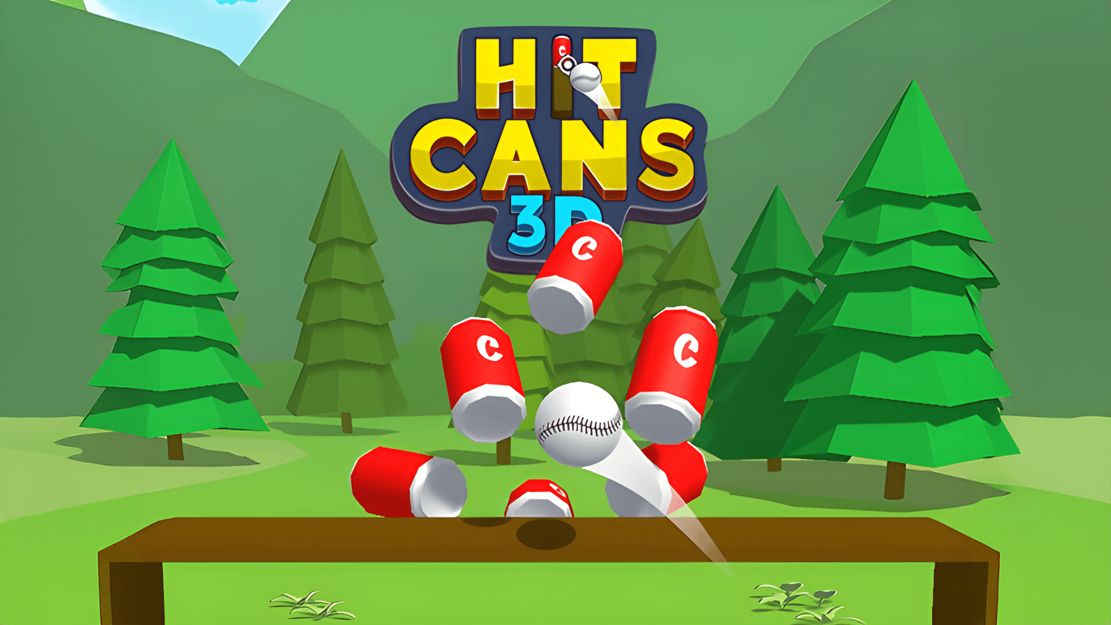 Hit Cans 3D Logo