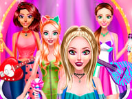 Popstar Girls Dress Up Logo