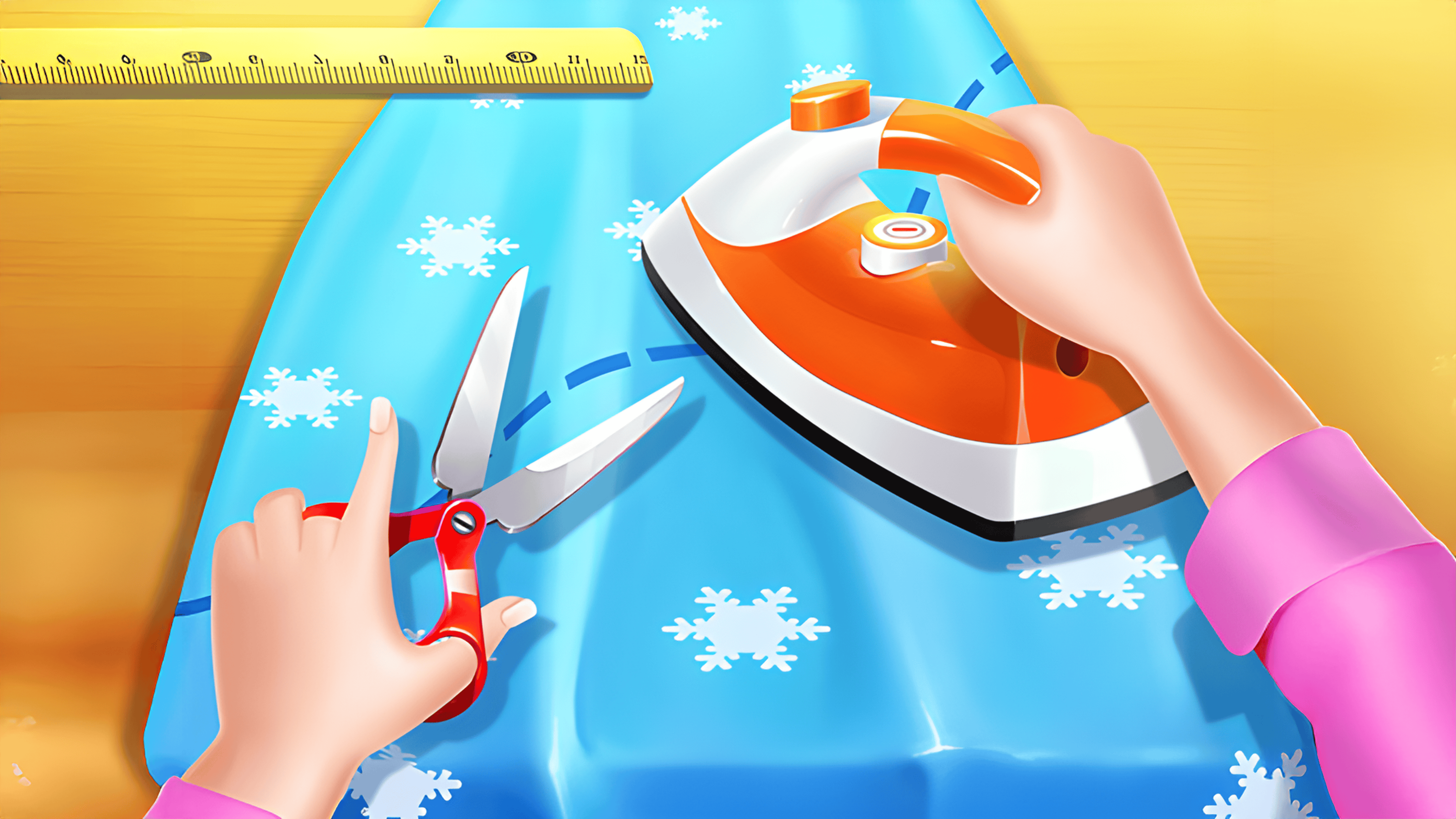 Baby Fashion Tailor Shop Logo