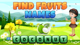 Find Fruits Names Logo