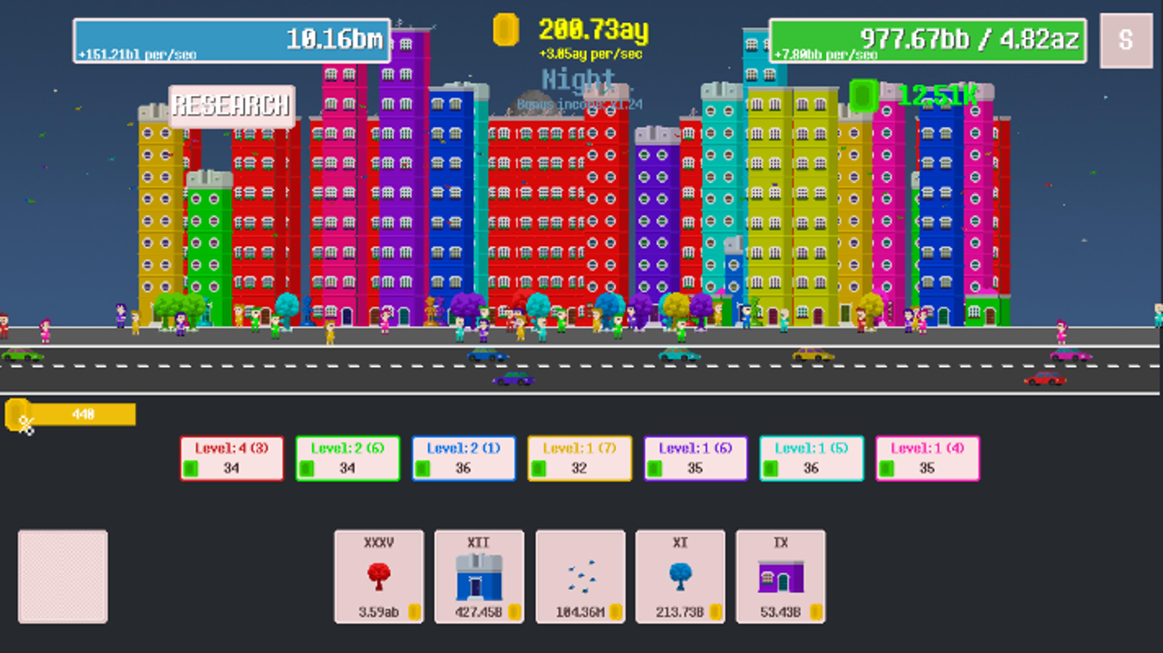 Colorful City of Cards Logo