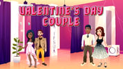 Valentines Day Couple Logo
