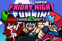 Super Friday Night Funki vs Minedcraft Logo