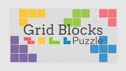 Grid Blocks Puzzle Logo