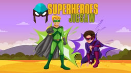 Superheroes Jigsaw Logo
