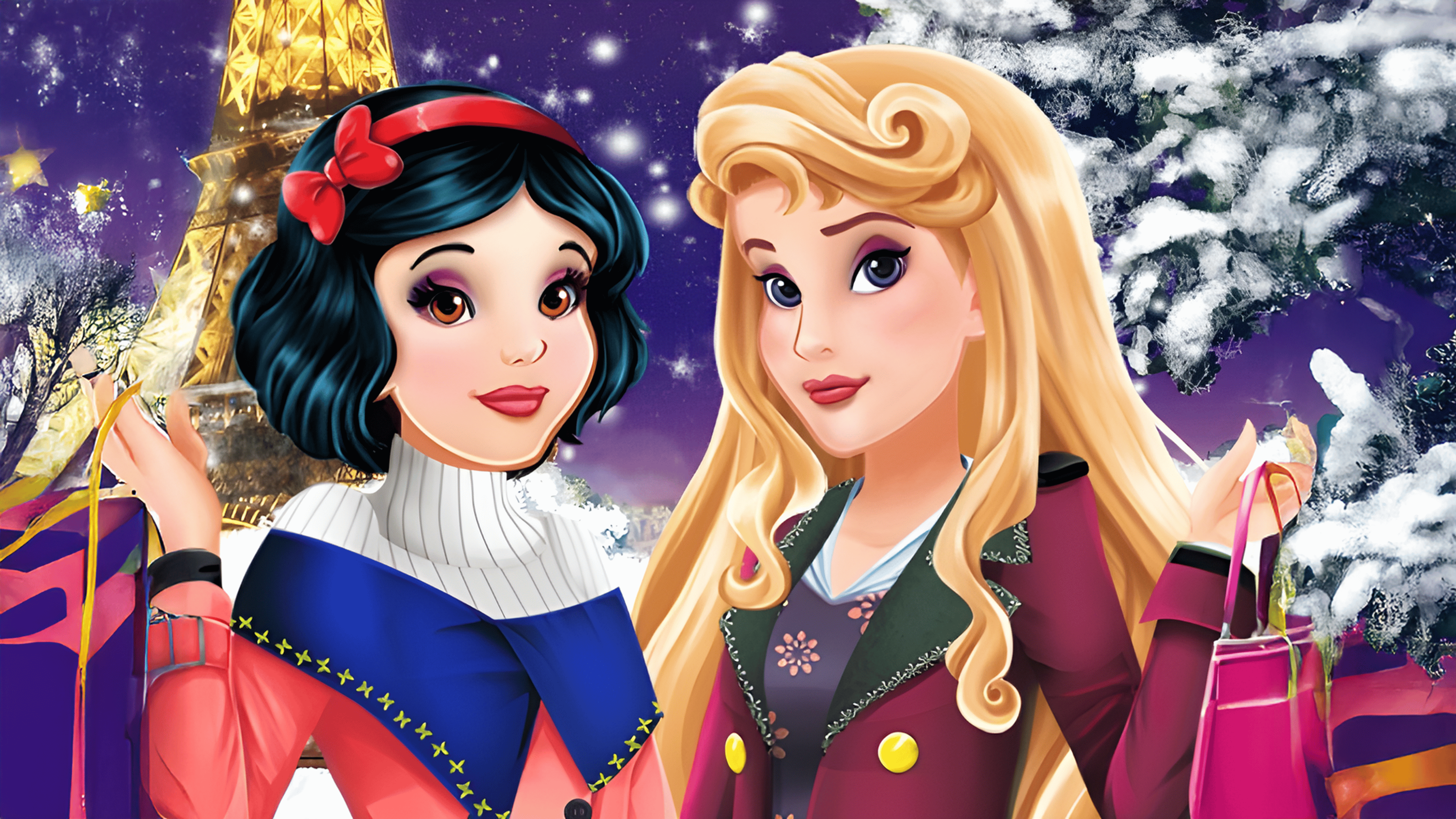 Princess Winter Fashion Logo
