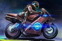 Racing Motorbike Jigsaw Logo