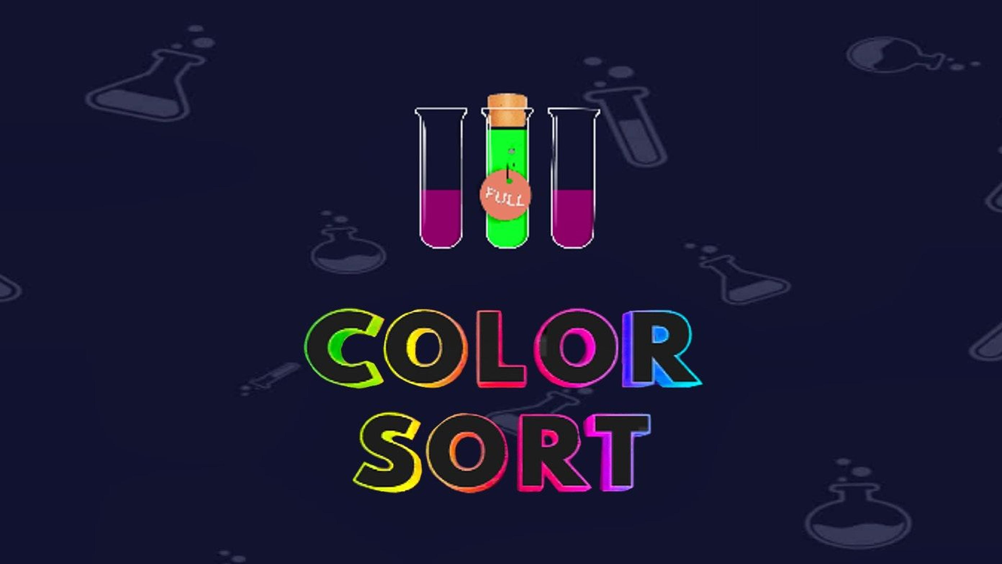 Water Color Sort Puzzle Game Logo