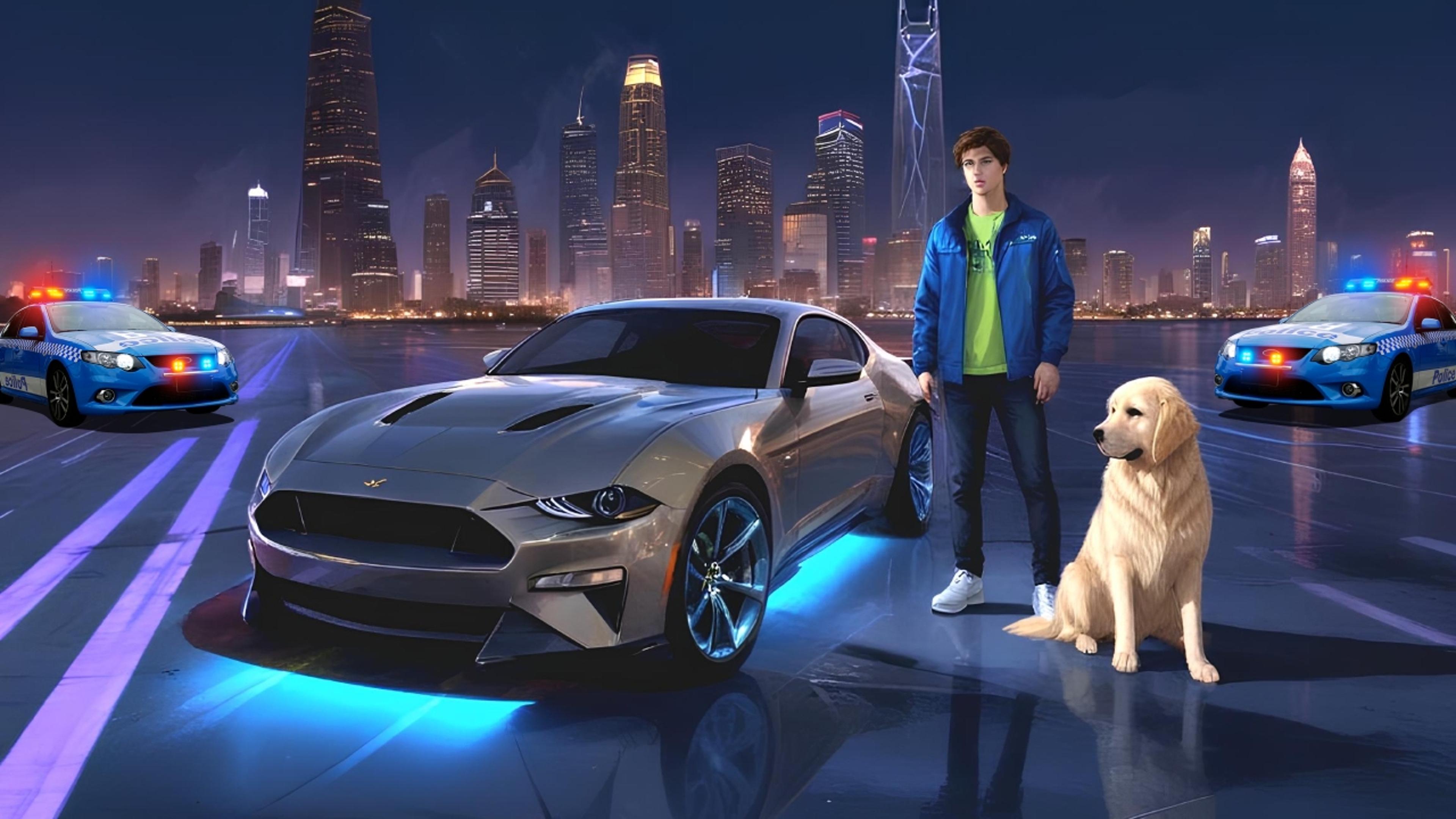 Mustang City Driver Logo