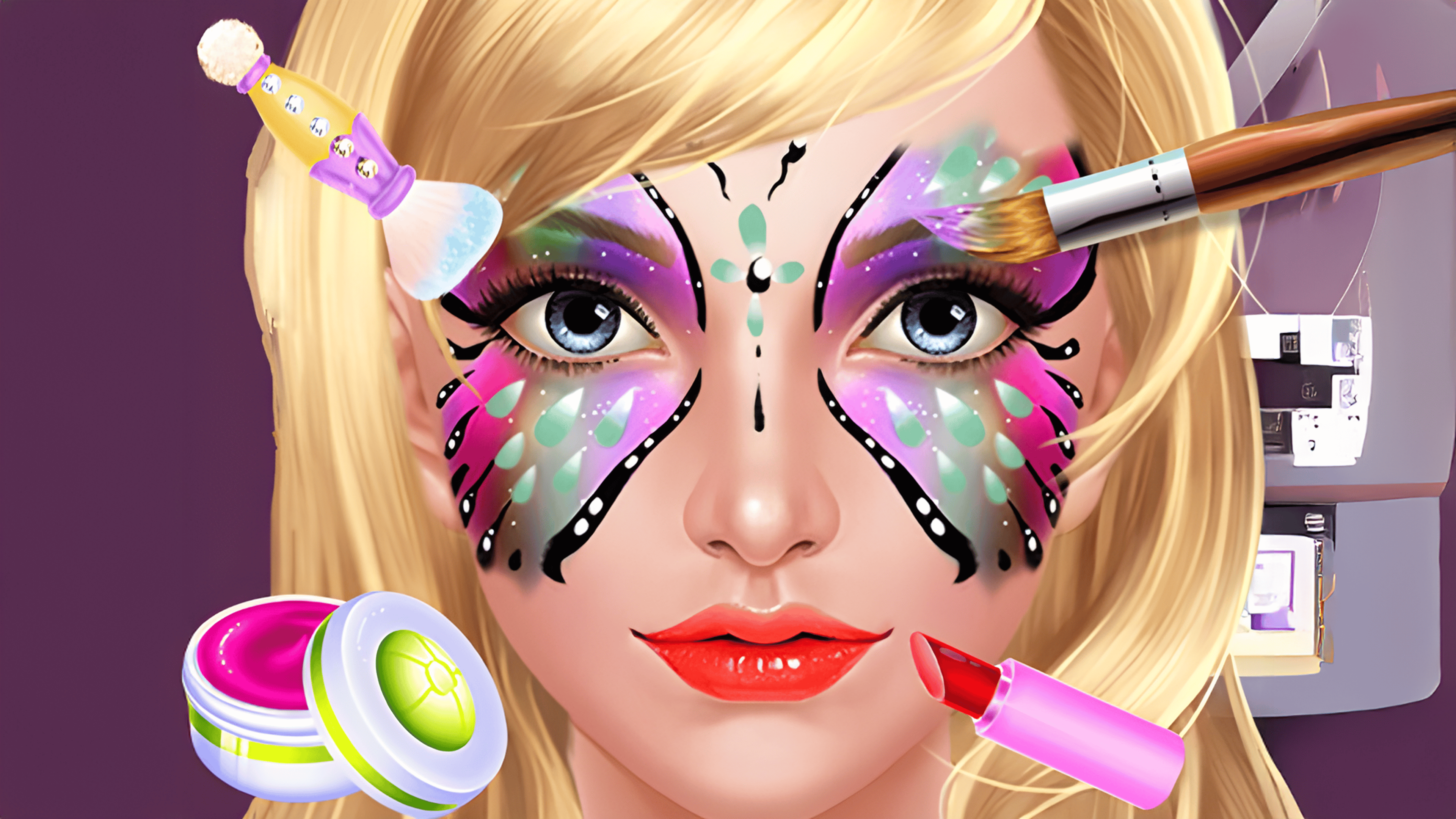 Face Paint Salon Logo