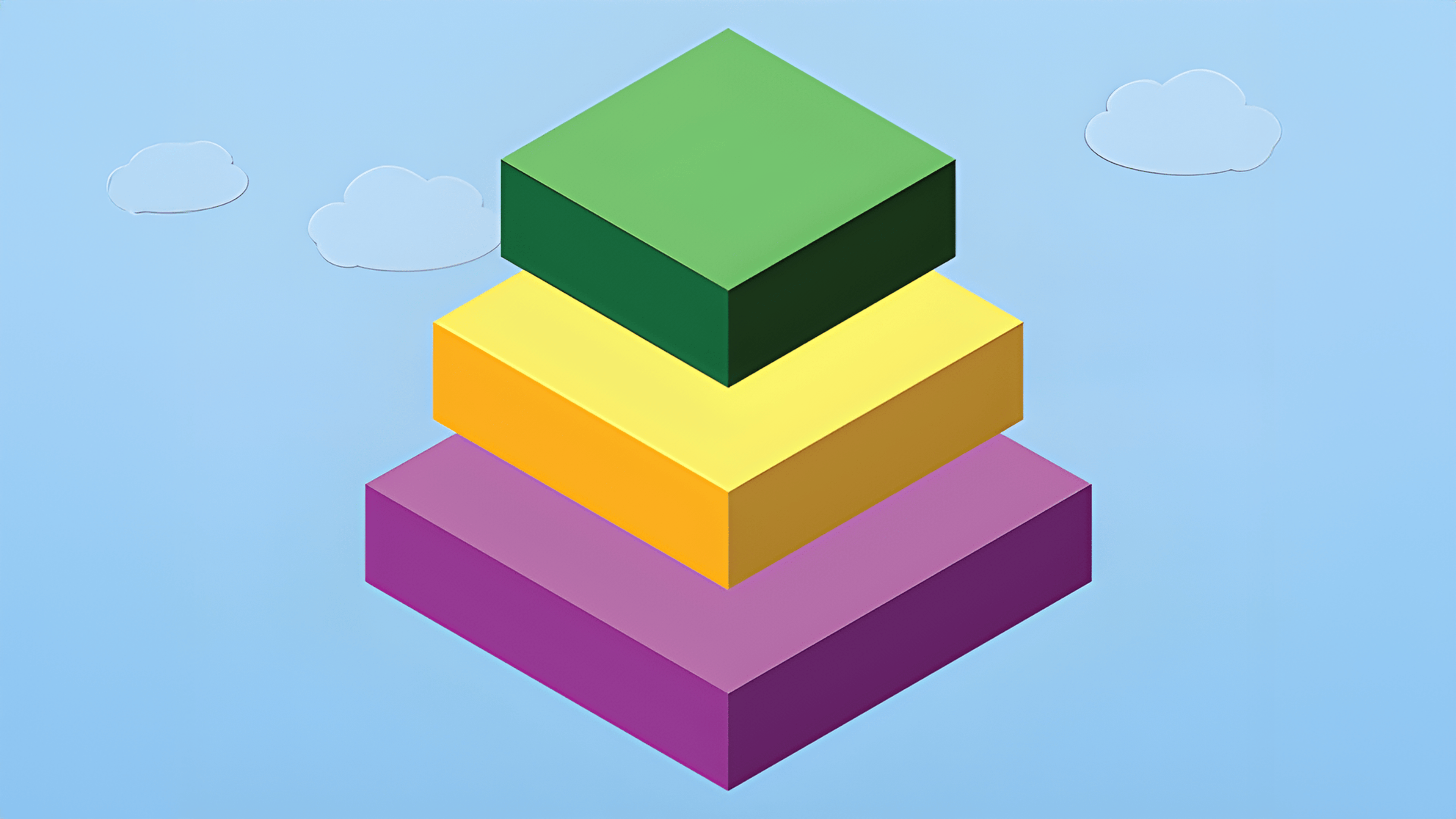 Tower of Hanoi 3D Logo