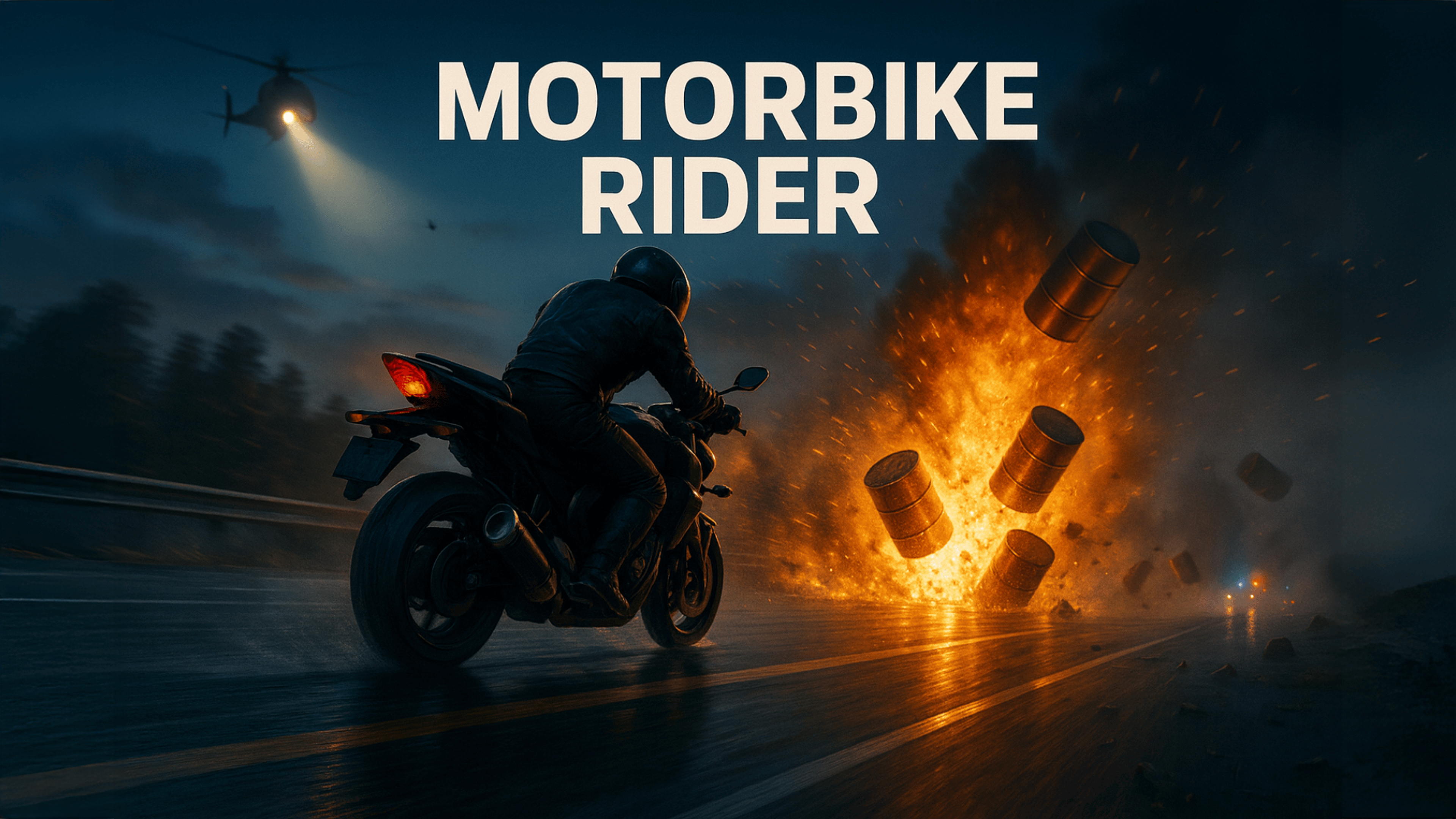 Motorbike Rider Logo