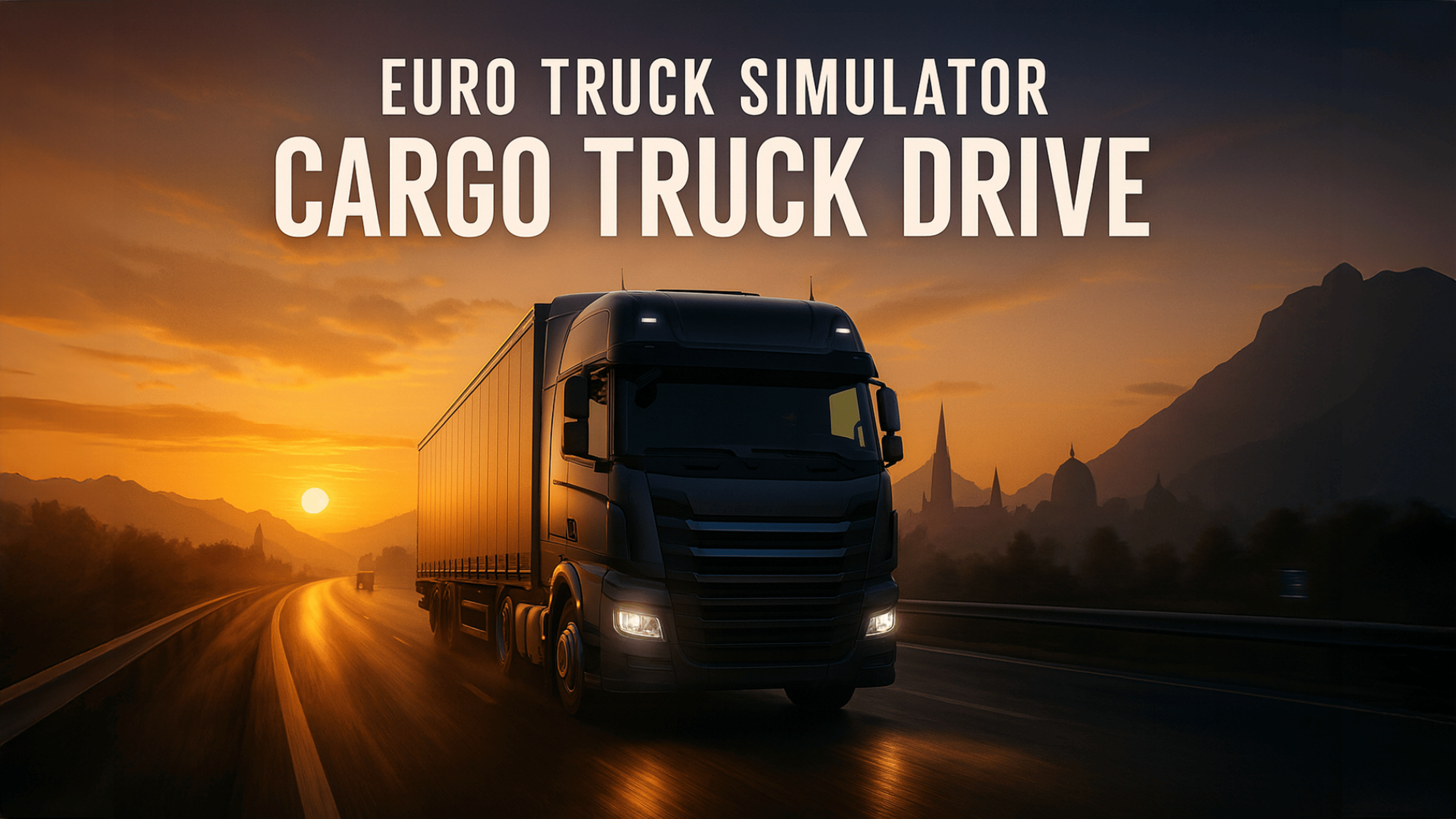 Euro Truck Simulator Cargo Truck Drive Logo